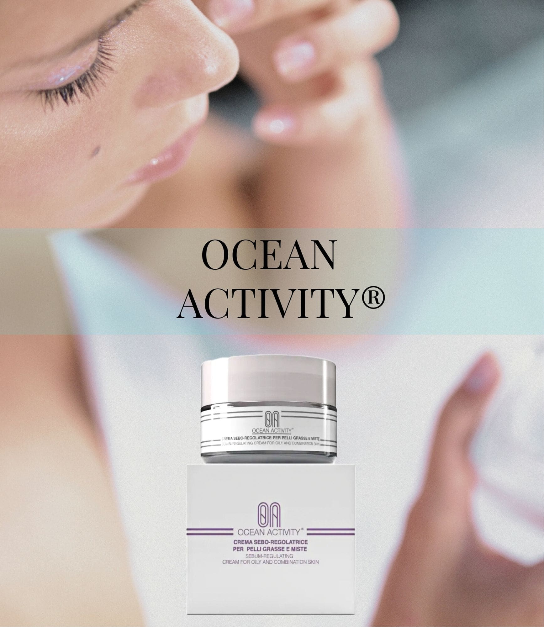 Ocean Activity® Crema seboregolatrice per pelli grasse e miste